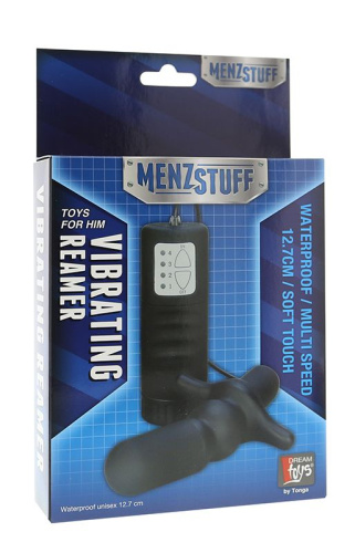 Чёрный вибромассажер для анальной стимуляции MENZSTUFF VIBRATING REAMER WATERPROOF фото 2 Чёрный вибромассажер для анальной стимуляции MENZSTUFF VIBRATING REAMER WATERPROOF фото 2