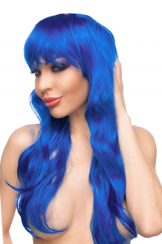 Синий парик  Иоко фото 2