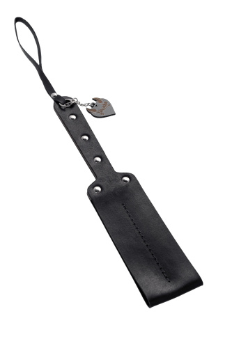 Черный кожаный пэддл - 32 см. фото 3 Черный кожаный пэддл - 32 см. фото 3