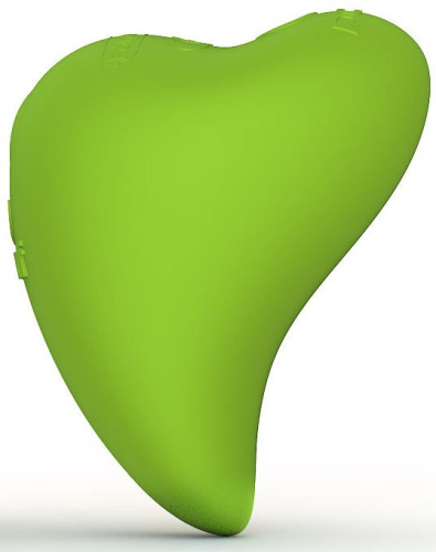 Зеленый перезаряжаемый вибромассажер Fresh by Leaf фото 2