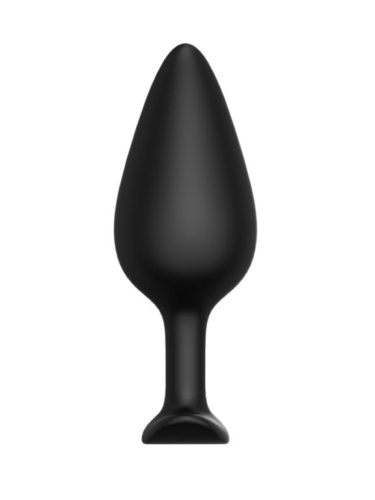 Черная анальная пробка Butt plug №04 - 10 см. фото 4