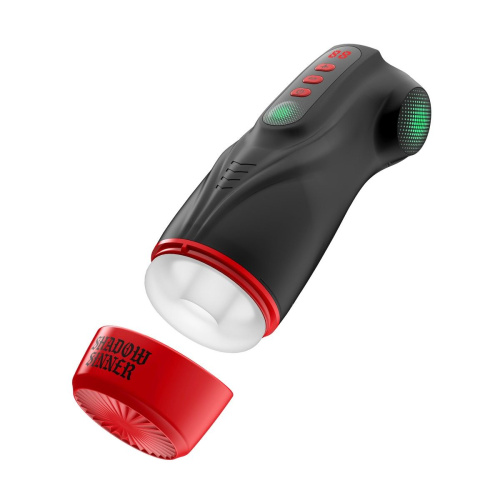 Интерактивный мастурбатор Raven с вакуумом, вибрацией и подсветкой фото 3