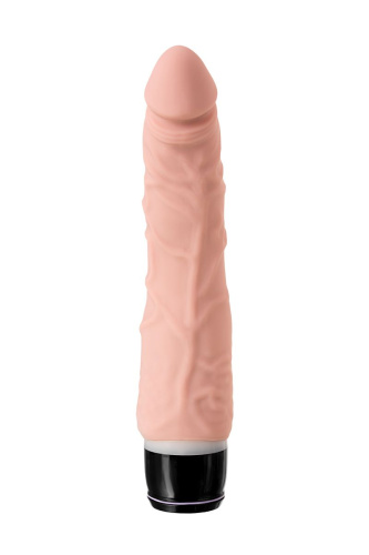 Телесный реалистичный мультискоростной вибратор A-Toys - 20,2 см. фото 3