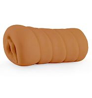 Коричневый мастурбатор-вагина Brianna