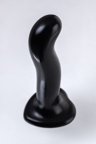 Черный стимулятор для пар P&G-Spot Dildo Size L - 19 см. фото 10