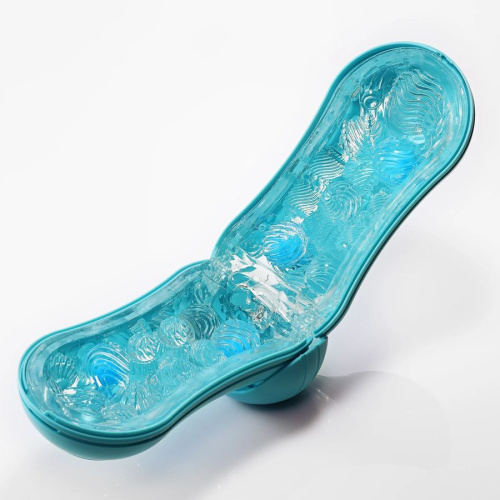 Голубой мастурбатор Tenga Flip ORB Ocean фото 4