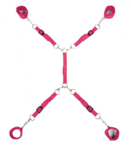 Ярко-розовый набор фиксаций на кровати Classic Bed Spreader Ярко-розовый набор фиксаций на кровати Classic Bed Spreader