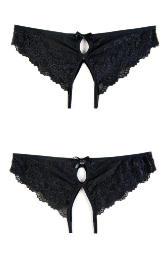 Кружевные эротические трусики с фигурными вырезами Alla фото 3