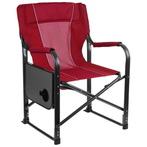 Красное туристическое кресло Maclay со столиком (63х47х94 см) фото 5