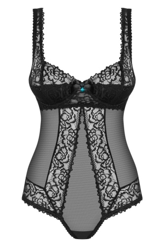 Эффектное полупрозрачное боди с кружевом фото 5 Эффектное полупрозрачное боди с кружевом фото 5