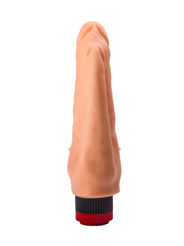 Анально-вагинальный вибромассажёр с шипами для массажа клитора - 17 см. фото 3