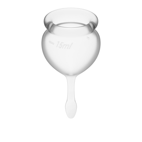 Набор прозрачных менструальных чаш Feel good Menstrual Cup фото 2