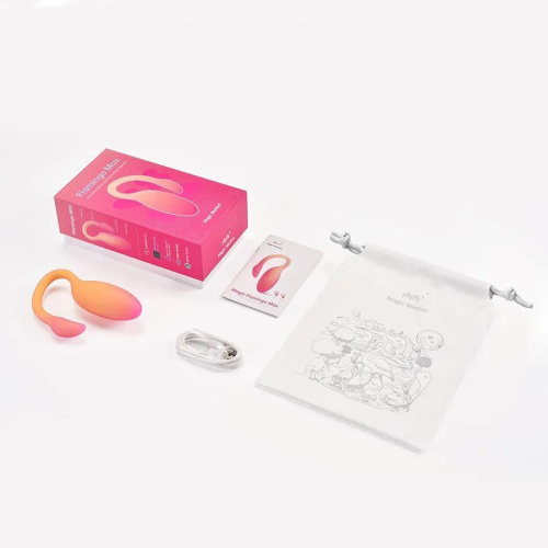 Оранжевый вибратор Flamingo Max фото 5