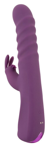 Фиолетовый вибратор-кролик 2 Function Rabbit Vibrator - 23,7 см. фото 5