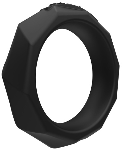 Черное эрекционное кольцо Maximus 55 фото 2