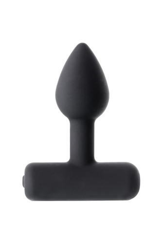 Чёрная анальная мини-вибровтулка Erotist Shaft - 7 см. фото 2