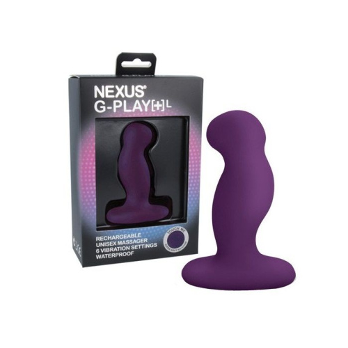 Фиолетовая вибровтулка Nexus G-Play+ L фото 2
