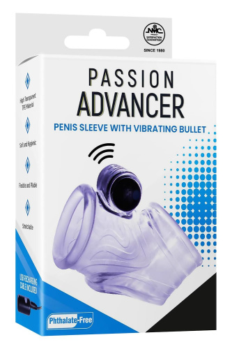 Прозрачная насадка на член Passion Advancer фото 3