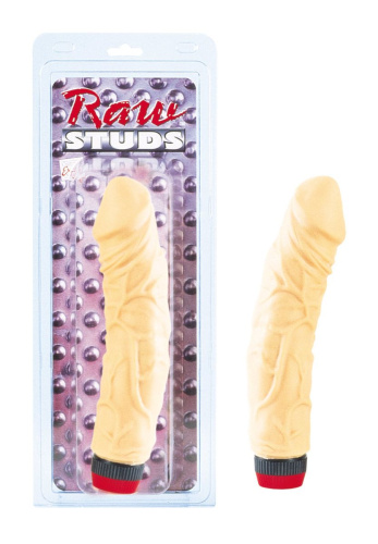 Фаллоимитатор с вибрацией Super Veined Vibrator - 20 см. фото 3
