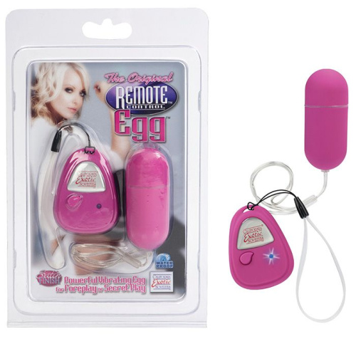 Розовый трехскоростной стимулятор Remote Egg фото 2