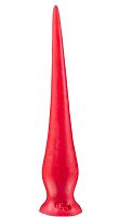 Красный фаллоимитатор  Слинк small  - 35 см.
