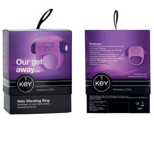 Фиолетовая вибро-насадка HALO фото 5