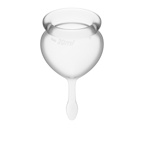 Набор прозрачных менструальных чаш Feel good Menstrual Cup фото 3
