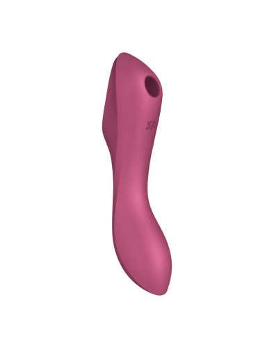 Малиновый вакуум-волновой вибростимулятор Satisfyer Curvy Trinity 3 фото 4