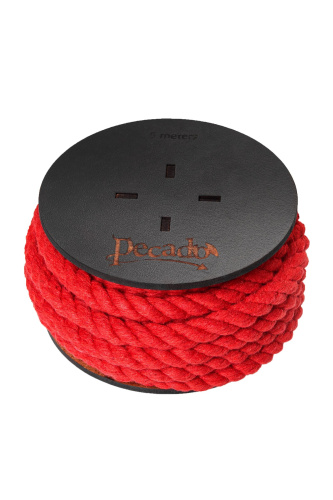 Красная веревка для шибари на катушке - 5 м. фото 2 Красная веревка для шибари на катушке - 5 м. фото 2