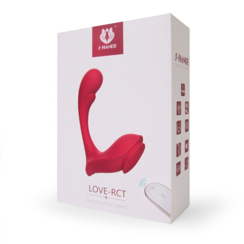 Красный вибромассажер в трусики Love-RCT - 13,1 см. фото 4