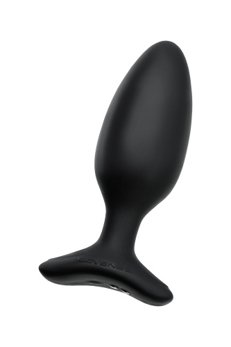Черная анальная втулка LOVENSE Hush 2 (M) - 13,5 см. фото 4