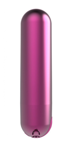 Малиновая перезаряжаемая вибропуля Clio - 7,6 см. фото 2