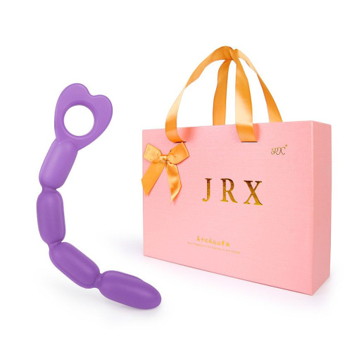 Фиолетовый анальный вибратор-елочка с 10 режимами вибрации - 22,5 см. фото 2