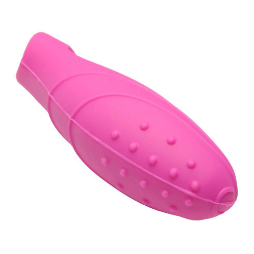 Розовая насадка на палец с вибрацией Bang Her Silicone G-Spot Finger Vibe фото 2