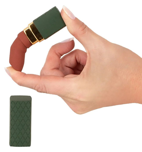 Зеленый вибратор-помада Luxurious Lipstick Vibrator фото 2