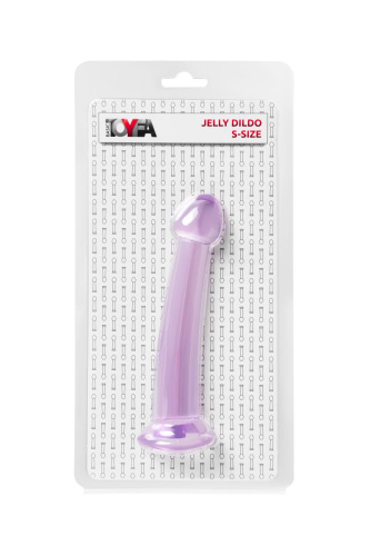 Фиолетовый фаллоимитатор Jelly Dildo S - 15,5 см. фото 6