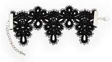 Чёрный кружевной браслет Delicati 2