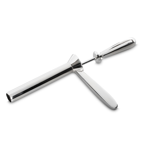 Серебристый анальный расширитель Sinner Kelly Anal Scope фото 2