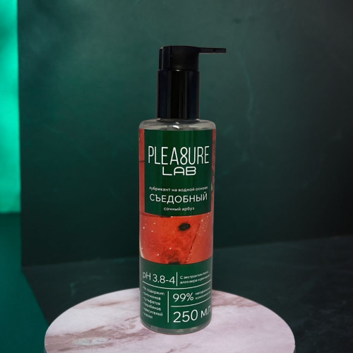 Лубрикант на водной основе Pleasure Lab с ароматом арбуза - 250 мл. фото 4