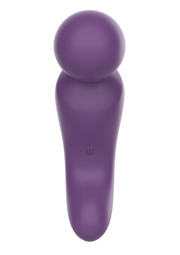 Фиолетовый изогнутый wand-вибратор фото 4