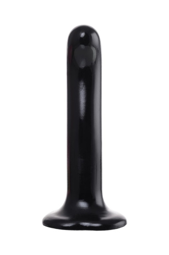 Черный стимулятор для пар P&G-Spot Dildo Size M - 18 см. фото 3