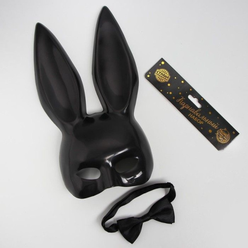Эротический набор «Послушная зайка»: маска и бабочка фото 2