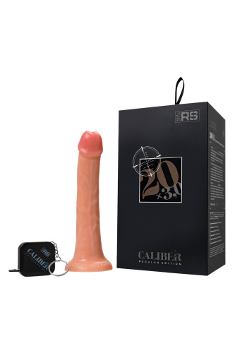 Телесный фаллоимитатор RealStick CALIBER - 20 см. фото 2