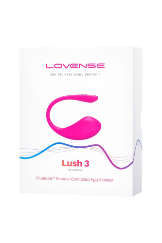Розовое виброяйцо Lovense Lush 3 фото 8