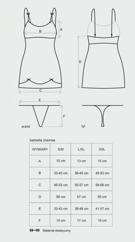 Розовая сорочка с присборенным лифом Barbiella фото 3