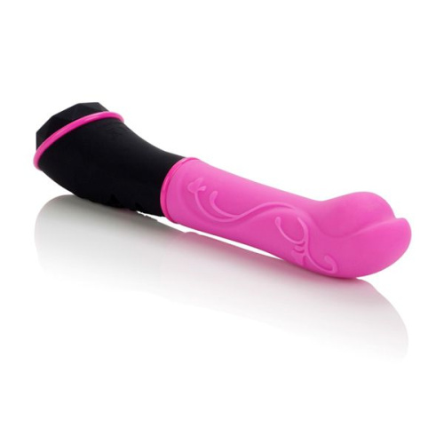 Розовый вибромассажер из силикона TANTRIC AURA MASSAGER - 15 см. фото 3