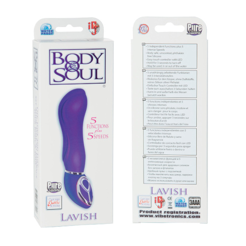 Вибратор Body & Soul Lavish Purple фото 2 Вибратор Body & Soul Lavish Purple фото 2