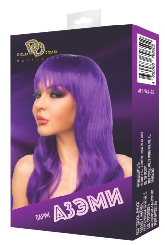 Фиолетовый парик  Азэми фото 3