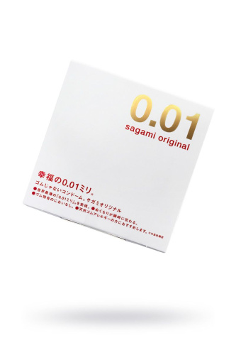 Супертонкий презерватив Sagami Original 0.01 - 1 шт. фото 2