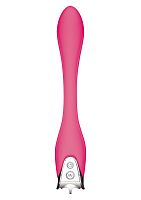 Розовый вибростимулятор G-точки G-VOLUTION - 22 см.